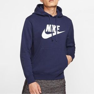 Nike Sportswear Club Fleece Men's Graphic Pullover Hoodie- Size XS